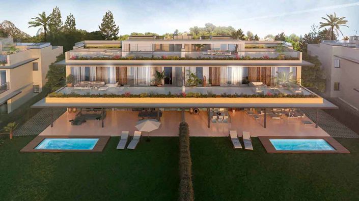 Image No.1-Maison de ville de 3 chambres à vendre à Marbella