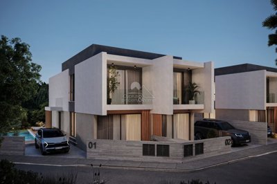 Semi Detached Villa For Sale  in  Chlorakas