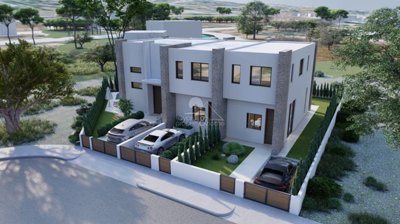 Semi Detached Villa For Sale  in  Peyia - Sea Caves