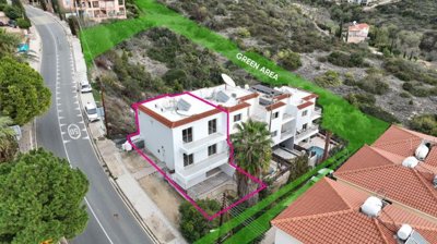 Three-bedroom, two storey semi-detached house in Tala, Paphos