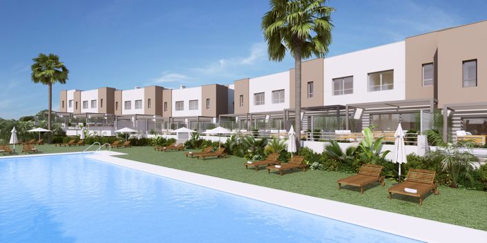 Image No.2-Maison de ville de 3 chambres à vendre à Estepona