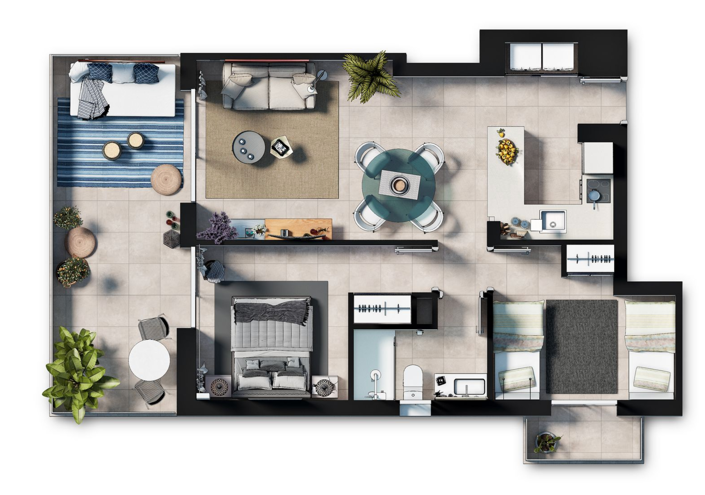 Image No.2-Appartement de 2 chambres à vendre à Santanyí