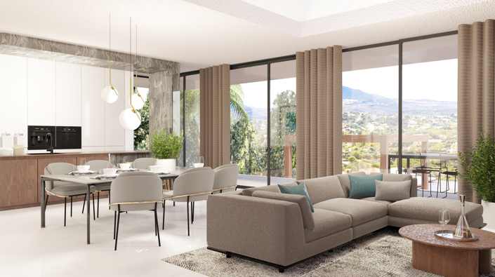 Image No.3-Villa de 4 chambres à vendre à Mijas