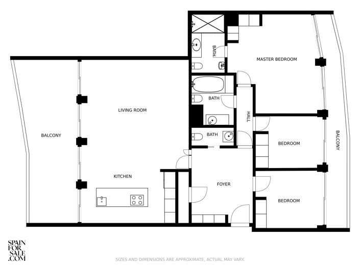 Image No.2-Appartement de 4 chambres à vendre à Estepona