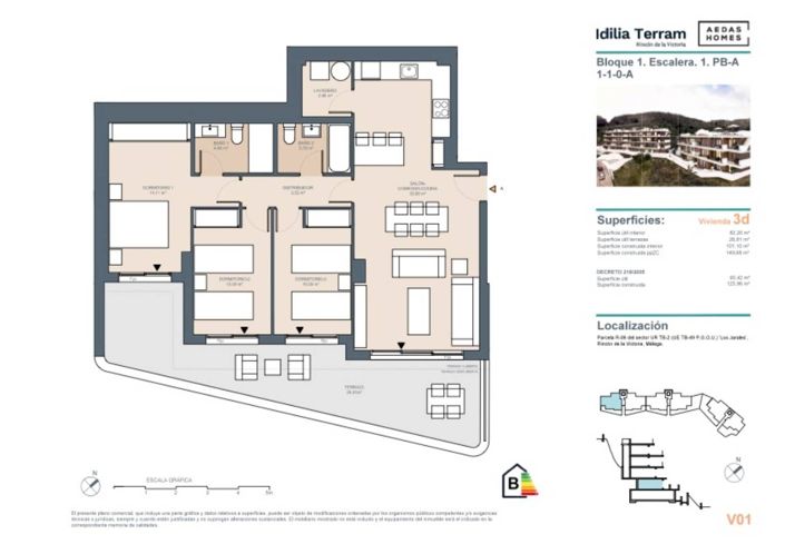 Image No.10-3 Bed Apartment for sale