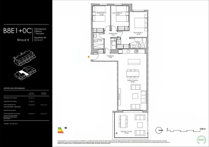 Image No.20-3 Bed Apartment for sale