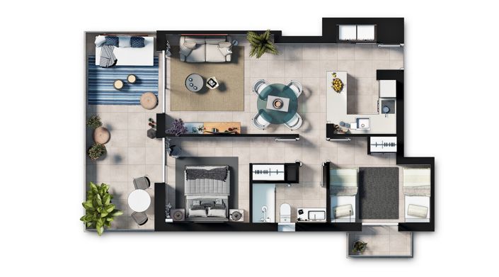 Image No.2-Appartement de 2 chambres à vendre à Santanyí