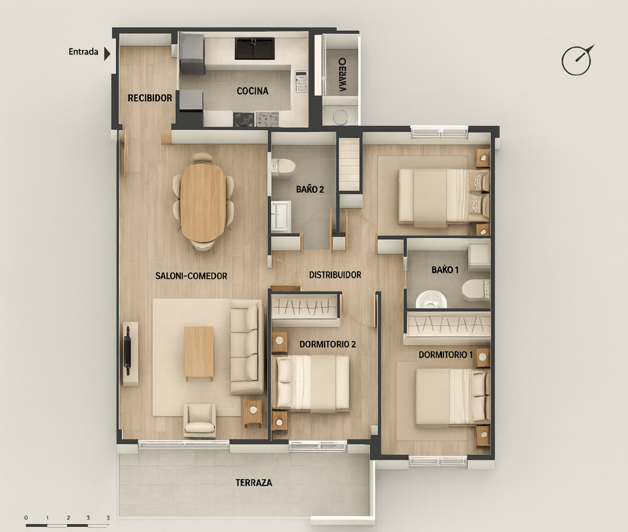 Image No.2-Appartement de 3 chambres à vendre à Marbella