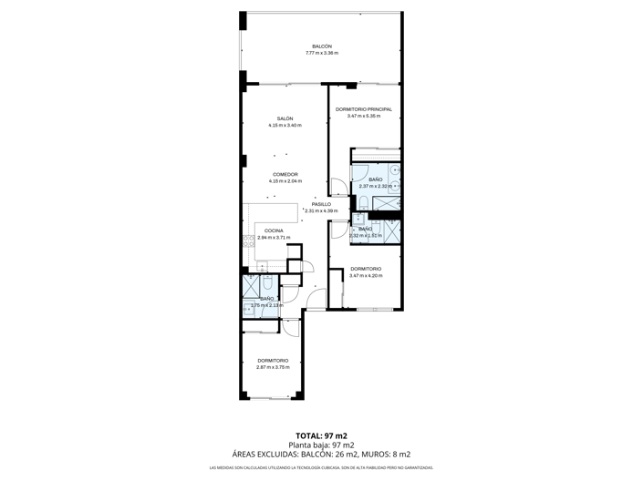 Image No.2-3 Bed Apartment for sale