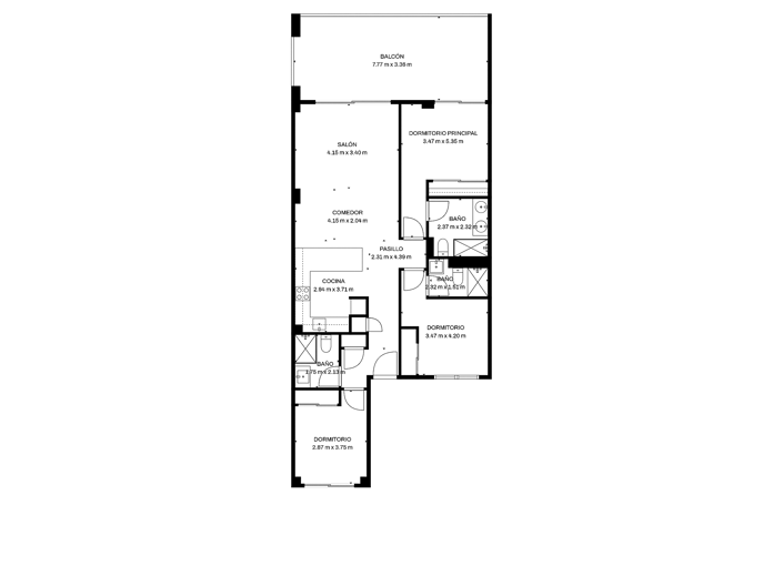 Image No.2-3 Bed Apartment for sale