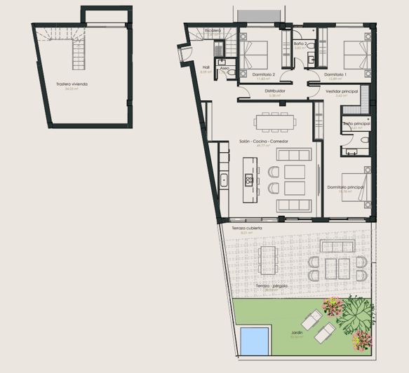 Image No.20-3 Bed Apartment for sale