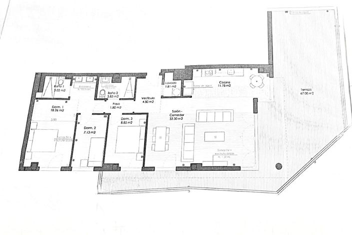 Image No.28-3 Bed Penthouse for sale