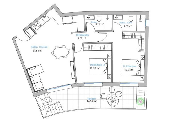 Image No.17-2 Bed Penthouse for sale