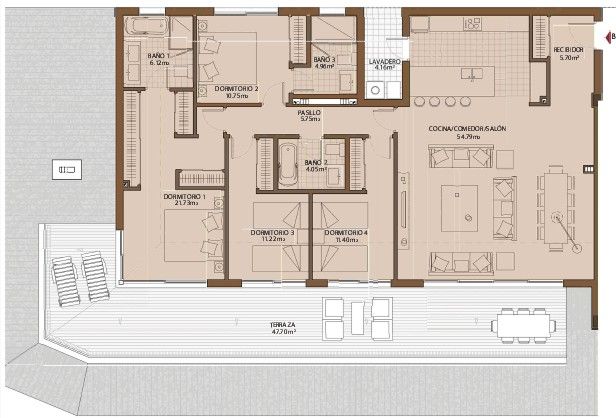 Image No.2-3 Bed Apartment for sale