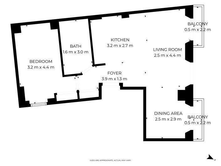 Image No.26-1 Bed Apartment for sale