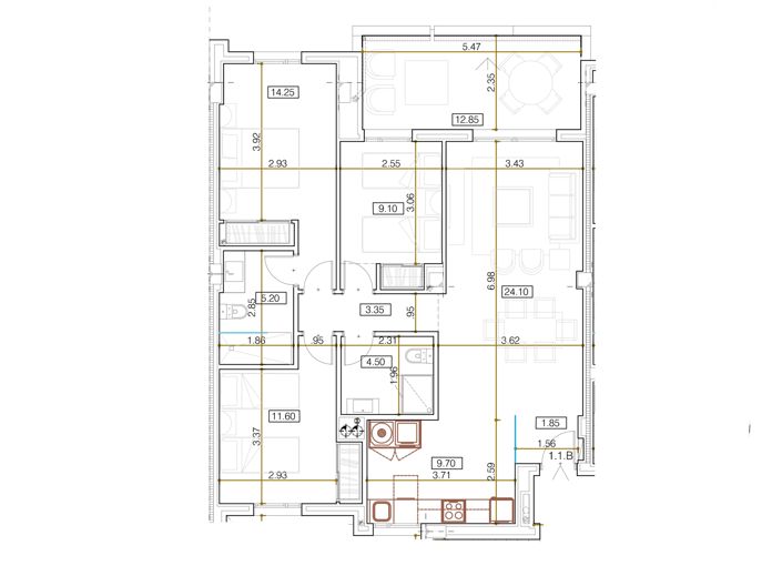 Image No.2-3 Bed Apartment for sale