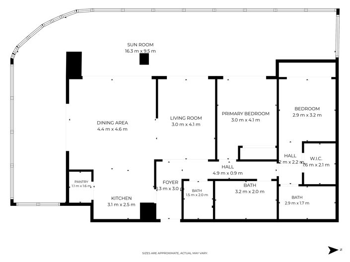 Image No.2-Apartamento con 3 dormitorios en venta