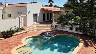 villa with pool