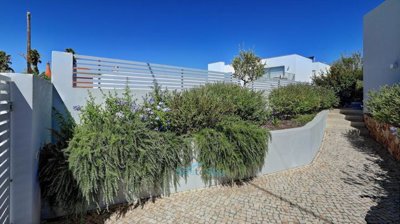 pedestrian entrance with video entry