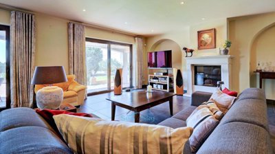 with fireplace