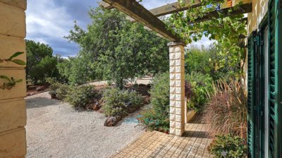 with pretty pergola