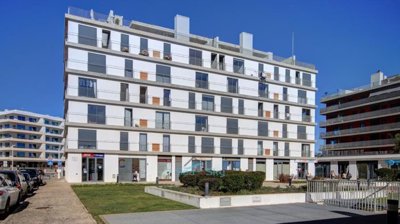 modern apartment block