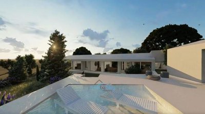 proposed new construction to overlook pool