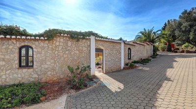 walled courtyard entrance