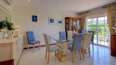 overlooking the garden