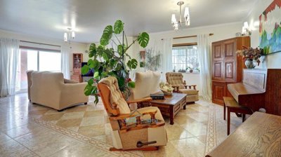 space for a living area and sitting area