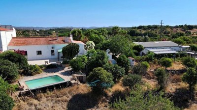 pretty farmhouse and barn