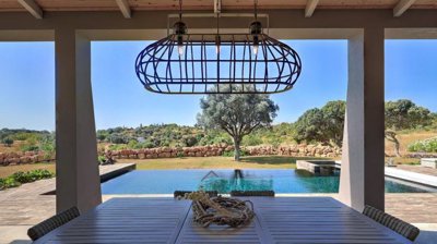 views over the gardens filled with mature trees