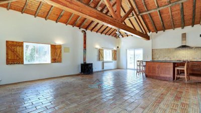 open-plan living room