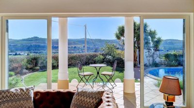 sliding doors to terrace