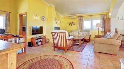 open-plan living room