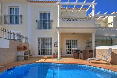 private garden with pool