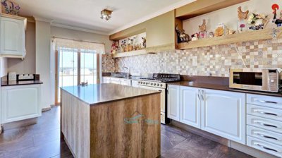 fitted kitchen with centre island
