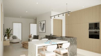 open plan living space