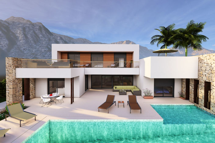 Image No.1-Villa de 3 chambres à vendre à Moraira