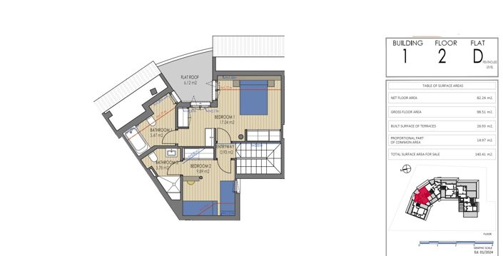 Image No.14-2 Bed Apartment for sale