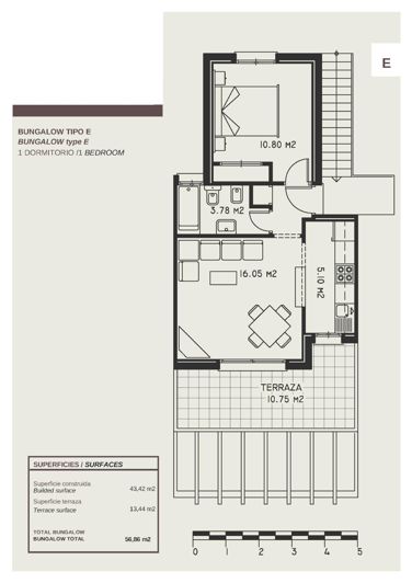 Image No.17-1 Bed Bungalow for sale