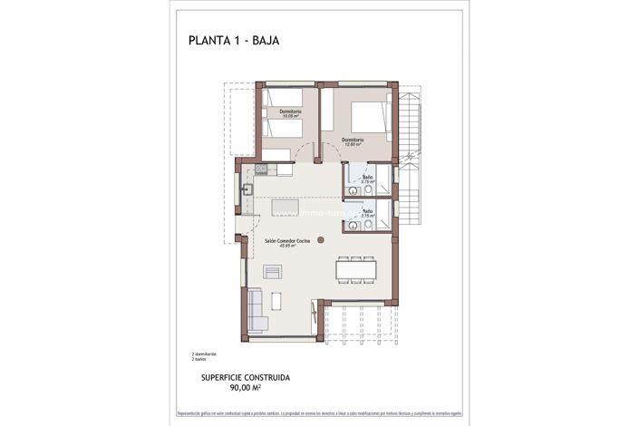 Image No.40-Villa de 2 chambres à vendre à Vera