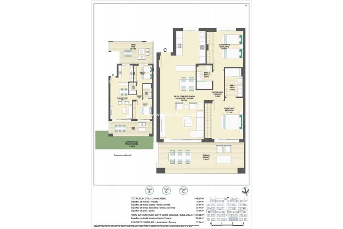 Image No.18-2 Bed Apartment for sale