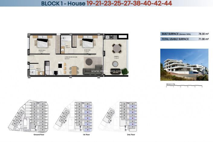 Image No.4-Penthouse de 2 chambres à vendre à La Marina