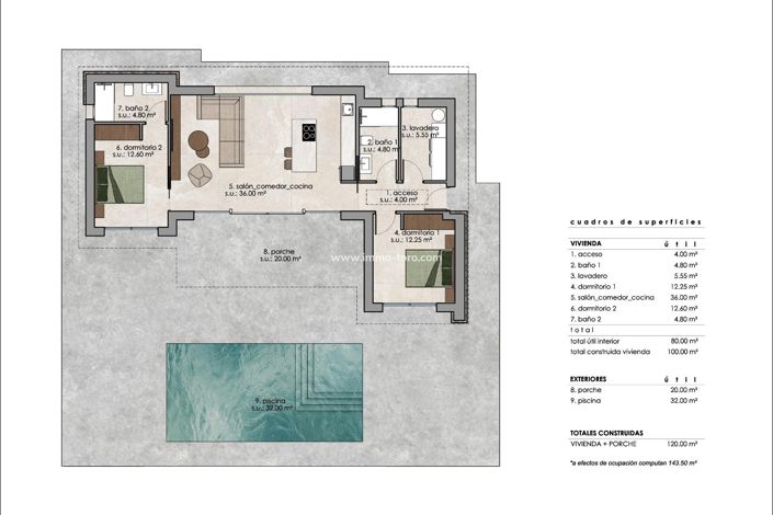 Image No.19-Villa de 2 chambres à vendre à Pinoso