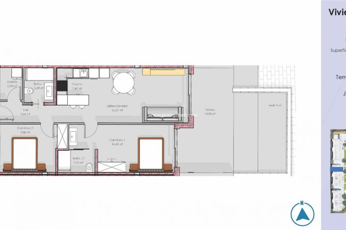 Image No.8-Appartement de 2 chambres à vendre à Guardamar del Segura