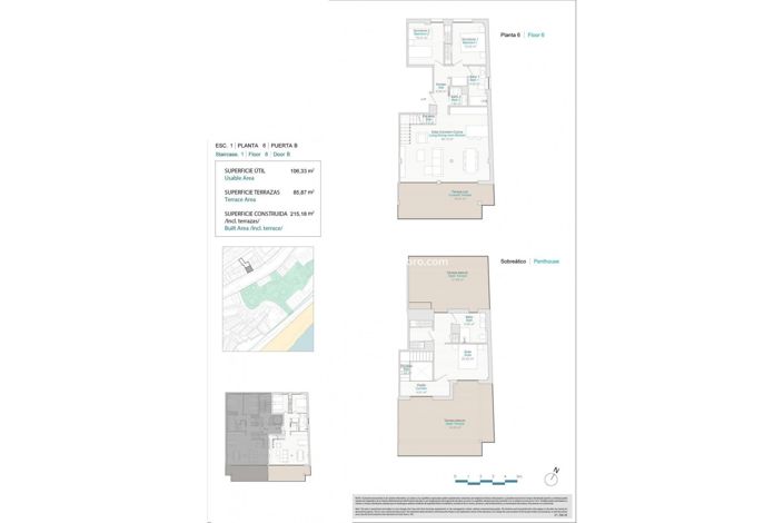 Image No.6-3 Bed Penthouse for sale