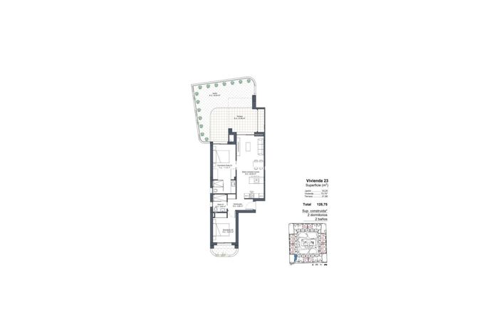 Image No.23-2 Bed Apartment for sale