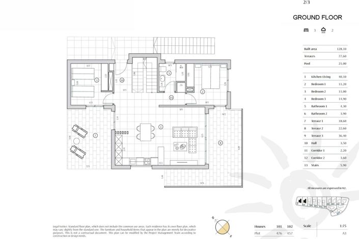 Image No.12-3 Bed Villa for sale