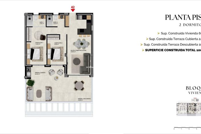 Image No.28-2 Bed Apartment for sale
